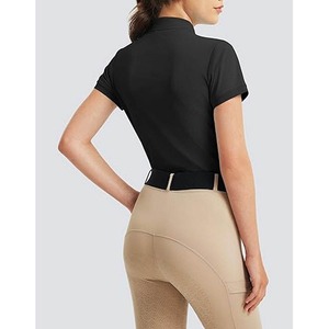 Camisa de Montar a Caballo Personalizada de Punto Corto, Estilo Vintage, de Alta Calidad para Mujer - Product Image 6