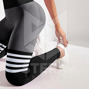 Alta calidad, nuevo último diseño, mallas para mujer, cintura alta ajustada, Fitness, correr, recién llegado, el mejor diseño, mallas para mujer - Product Image 3
