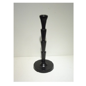 Top Selling Black Shining Polished Aluminium Taper <b>Candle</b> Holders <b>Large</b> for Home Restaurant Hotel <b>Candle</b> Light Dinner Decorative - Product Image 3