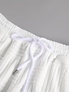 ชุดเสื้อเชิ้ตและกางเกงขาสั้นสำหรับผู้ชาย, ชุดลำลองและเสื้อเชิ้ตผ้าฝ้ายลำลองและกางเกงขาสั้นสำหรับใส่ในฤดูร้อน - Product Image 5