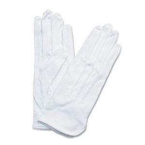Fabricantes de moda blanco algodón-Guantes Masonic Regalia logotipo bordado invierno guantes de cuero de Pakistán - Product Image 1