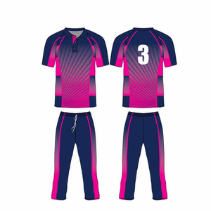 Último nuevo diseño de sublimación Cricket Jersey patrón personalizado diseño Cricket uniformes Kits - Product Image 3