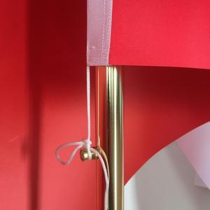 Meilleur matériau dur en satin à double couche de drapeau officiel solide laminé avec chaleur frangée - Product Image 2