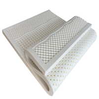 Matelas en latex blanc moderne et biologique, système de soutien, mobilier de maison, pliable pour l'école, l'hôpital, l'hôtel, mousse de lit en caoutchouc naturel