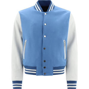 Vestes universitaires personnalisées en gros, col montant, logo frontal, imperméables, coupe-vent, saison hivernale, couleurs personnalisées - Product Image 1