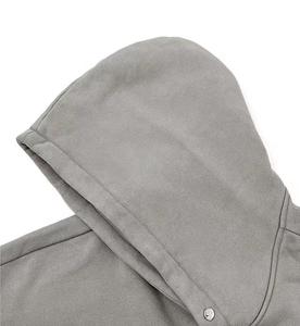 Vente en gros prix d'usine sweat à capuche 100% coton pour homme imprimé sur mesure sweat à capuche épais et surdimensionné sweats à capuche délavés à l'acide vintage pour hommes - Product Image 2