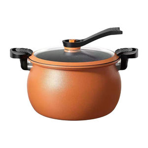 Pentola a Pressione Multifunzione da 5L di Grande Capacità, Antiaderente, con Rivestimento Esterno Traslucido in Smalto - Product Image 1