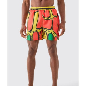 กางเกงขาสั้นจ็อกเกอร์ผู้ชาย โพลีเอสเตอร์ 100% สกรีนลายตามสั่ง สตรีทแวร์ ระบายอากาศได้ดี กางเกงวิ่งออกกำลังกาย พร้อมเชือกผูกปรับได้ - Product Image 6