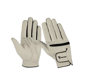 Vente en gros de gants de golf en cuir premium Gants de golf vierges respirants à prise extensible et anti-transpiration - Product Image 1