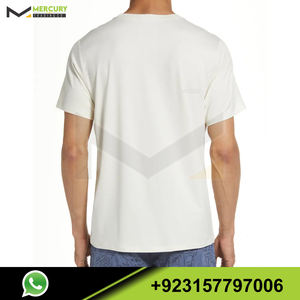 ผ้าฝ้าย 100% แขนสั้นธรรมดาขนาดใหญ่บุรุษเสื้อยืดหนาว่างเปล่าโลโก้ที่กําหนดเองเสื้อยืดสําหรับผู้ชายเสื้อยืดยอดนิยม - Product Image 2