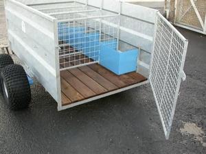 Remolque de Plataforma Plana de 5.5m x 2.2m, Capacidad de Carga de 1001-2000kg, Acero Galvanizado, Eje Doble, Remolque Utilitario para Transporte de Carga - Product Image 3