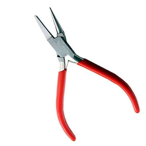 MANAN INSTRUMENTS MI-FNP-706 Pince à bec plat en acier inoxydable de 5 pouces - Outil de précision pour la pliage de fils et la fabrication de bijoux, personnalisable - Product Image 1