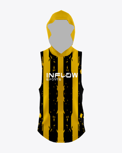 Uniforme de football 7v7 sur mesure, imprimé par transfert thermique, sublimé, polyester léger, séchage rapide, respirant, sans manches, adulte - Product Image 5