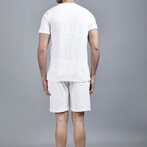 Ensemble short et t-shirt pour homme, été, décontracté, OEM/ODM, haute qualité, 100% coton, respirant, séchage rapide, grandes tailles - Product Image 4
