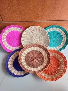 Bandeja de Conchas Marinas de Ratán Hecha a Mano Inspirada en el Océano, Vajilla Artesanal Perfecta para Decoración Festiva del Hogar - Product Image 3