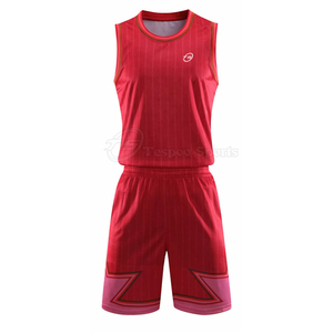 Conjunto de uniforme de baloncesto para hombre de 100% poliéster hecho a medida, ropa de equipo transpirable, opción de talla grande, uniforme de baloncesto hecho a medida - Product Image 1