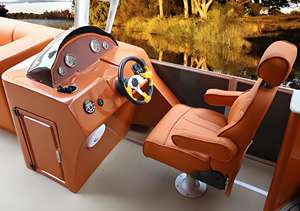 Kinlife 30ft Aluminium <span class=keywords><strong>Bateau</strong></span> ponton à deux étages avec canapé de luxe Cuisine complète et salle de douche pour les fêtes et les événements en plein air - Product Image 5