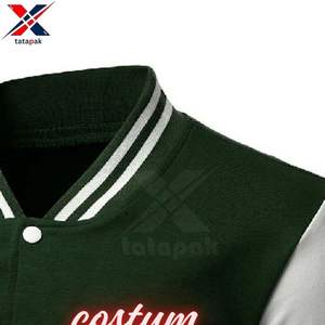 Veste bomber unisexe à manches longues en nylon doublé camouflage à forte demande, fermeture à un seul bouton, fabrication directe - Product Image 4