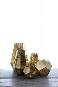 เชิงเทียนทำด้วยมือทำจากทองเหลืองและแก้วอุปกรณ์ตกแต่งงานแต่งงานยอดนิยม2025สำหรับงานอีเวนต์และงานแต่งงาน - Product Image 2