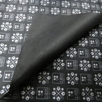 Papier de soie noir imprimé personnalisé, directement de l'usine, pour l'emballage de vêtements et de produits de soin avec logo