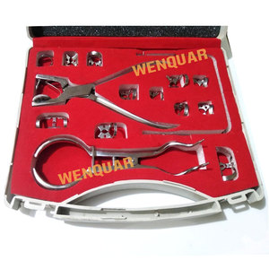 Kit de 15 Piezas de Instrumentos Dentales para Dique de Goma, Nuevo Lanzamiento, Pinza Universal con Caja de Almacenamiento - Product Image 5