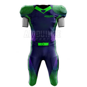 Uniforme de fútbol americano de su propio diseño Uniformes de fútbol americano de último diseño Servicio OEM Uniforme de fútbol americano para hombres - Product Image 1