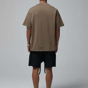 BlanqWear <b>Mens</b> O-Neck Short Sleeve <b>Fleece</b> Formal T-<b>Shirt</b> Loose Fit Premium 100% Cotton 280g Anti-Bacterial Quick Dry - Product Image 5