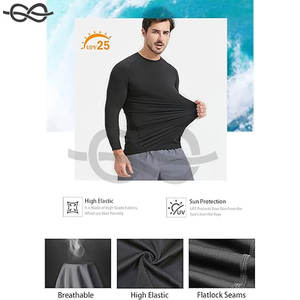 Maillot de corps athlétique à manches longues et courtes pour hommes Performance Gear T Shirt Sports Surf Natation Activités de plein air - Product Image 4