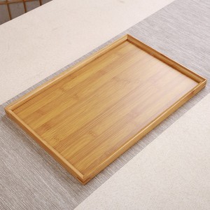 Precio caliente clásico moderno rollo de bambú bandeja tamaño personalizado ecológico de un solo nivel para sala de estar directamente fabricante vietnamita - Product Image 4