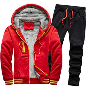 Ensembles de vêtements d'automne à capuche unisexe en coton de haute qualité pour hommes - Product Image 1