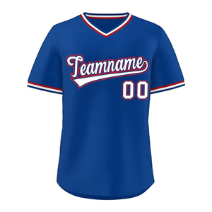Camisetas de béisbol para hombre personalizadas poliéster malla transpirable precio barato al por mayor camisetas de béisbol - Product Image 3