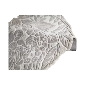 Tapis tufté en laine avec design géométrique contemporain pour salon, chambre à coucher, hall d'hôtel et décor de bureau - Product Image 1