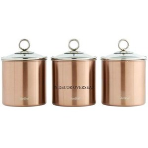 Hammered Texture Fully High Grade Gold Plated Finest Quality Metal Made Sugar And <b>Coffee</b> Beans Storage Box In Impressive Price - Product Image 4