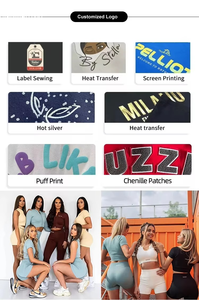 ชุดเล่นฟิตเนส2ชิ้นสำหรับผู้ใหญ่ชุดเล่นฟิตเนสยิมฟิตเนส2ชิ้นแบบไร้รอยต่อระบายอากาศ - Product Image 3