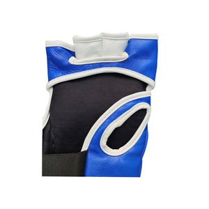 Gants en cuir MMA unisexe de haute qualité vente en gros mélange martial Cage combat poinçonnage grappin gant avec impression de Logo personnalisé - Product Image 5