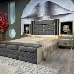 Ensemble de chambre à coucher moderne et élégant Meubles durables en bois MDF pour la maison Villa Ferme Bel ajout à n'importe quel espace-pour le lit de la chambre - Product Image 1