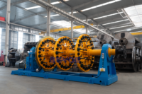 Machine de fabrication de câbles électriques à grande vitesse en Chine 400 Type 72 bobines de blindage de fil de tonnelier pour l'utilisation d'échouage