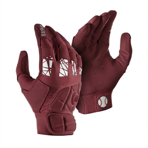 Gants de frappe de baseball sur mesure professionnels, prix de gros, cuir numérique, ventilation conçue, gants de frappe de softball - Product Image 5