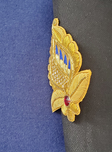 Patchs pour chapeaux, broderie artisanale, applique, patch pour vêtements, badge adhésif en toile, fil de soie doré, blazer personnalisé 3D lavable - Product Image 4