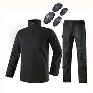 Conjunto de uniforme de camuflaje para hombre de alta calidad Kivotech, camisa de senderismo transpirable, pantalones Cargo, rodilleras para deportes al aire libre - Product Image 5