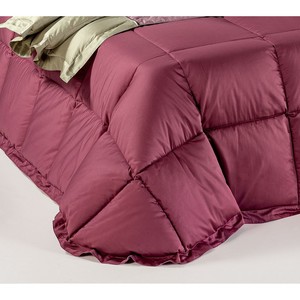 Made in Italy mùa đông xuống Quilt 100% sateen cotton Bìa đồng bằng màu mềm <span class=keywords><strong>Comforter</strong></span> cm 180x260 cũng nhãn hiệu riêng - Product Image 2
