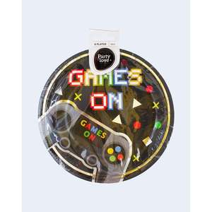 Assiettes de fête jetables 23 cm, 8 pièces, pour jeux d'amour, fournitures de fête - Product Image 1