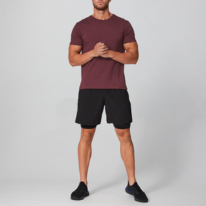 Design personnalisé plaine coton vierge t-shirt t-shirt en gros 50% coton 50% polyester à manches courtes Oem logo - Product Image 6