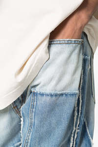 Pantalones de correr de hombre de lona bordada de cintura alta con logotipo personalizado OEM, tela de algodón 100% de corte regular - Product Image 6