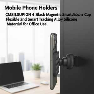 Soporte Magnético para Teléfono Inteligente CMSILSUCTION4 Negro, Flexible y con Seguimiento Inteligente, Material de Aleación de Silicona para Uso en Oficina - Product Image 3