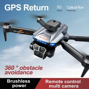 Drone S158 Commercial GPS 5G WIFI FPV avec double caméra 4K HD Drone quadrirotor d'évitement d'obstacles à 360 ° - Product Image 1