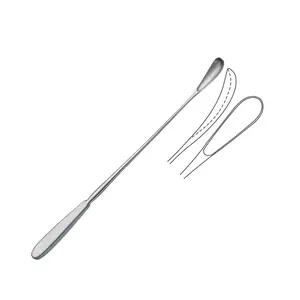 Wallich卵子刮匙，人工流产勺19毫米妇产科手术器械42厘米-16 1/2”