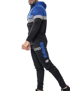 Ensemble de survêtement d'été en polyester pour homme, t-shirt et pantalon, tailles plus grandes, ensembles deux pièces, entraînement personnalisé - Product Image 5