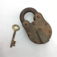 Cadenas en fer de qualité supérieure, design solide, personnalisable en gros, cadenas antique / métal robuste / cadenas de la prison d'Alcatraz avec 3 clés