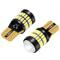 Nueva Bombilla LED W5W T10 de Alto Brillo, 36SMD 3014/3030, Sin Errores, Luz para Auto de 12V, IP65/67 Impermeable, 6000K, Construcción de Aluminio